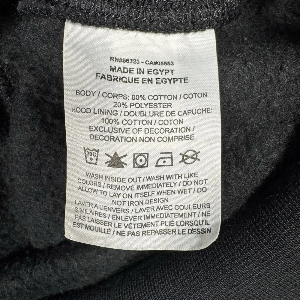 Nike Just Do It Hoodie Men's XXL Black Pullover Sweatshirt Spellout Swoosh Logo